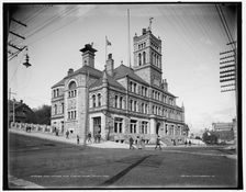Post office and custom house, Duluth, Minn., (1902?). Creator: William H. Jackson