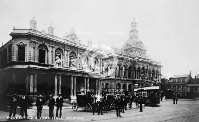 Post Office and Town Hall, Ipswich, England. Creator: Unknown.
