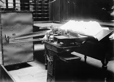 Post Office Department Cancelling Machine, 1913. Creator: Harris & Ewing