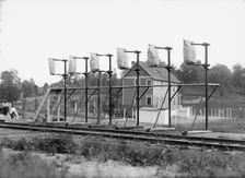 Post office Department, Hupp Auto Railway Service, 1912. Creator: Harris & Ewing