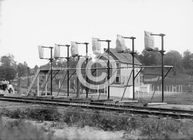 Post office Department, Hupp Auto Railway Service, 1912. Creator: Harris & Ewing.