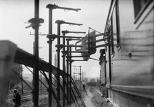 Post office Department, Hupp Auto Railway Service, 1912. Creator: Harris & Ewing