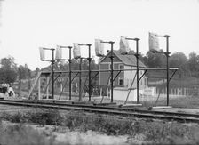 Post office Department, Hupp Auto Railway Service, 1912. Creator: Harris & Ewing