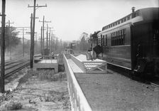 Post office Department, Hupp Auto Railway Service, 1912. Creator: Harris & Ewing