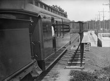 Post office Department, Hupp Auto Railway Service, 1912. Creator: Harris & Ewing
