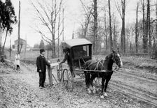 Post Office Department - Parcel Post. Rural Free Delivery, 1914. Creator: Harris & Ewing