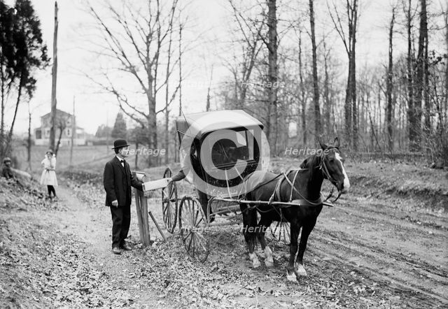 Post Office Department - Parcel Post. Rural Free Delivery, 1914. Creator: Harris & Ewing.