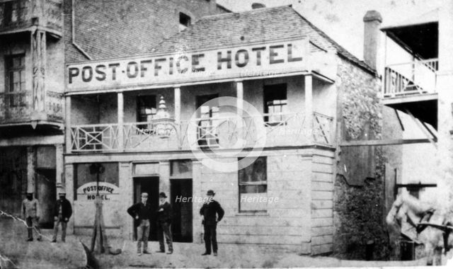 Post Office Hotel, Queen Street, Brisbane, c1873. Creator: Unknown.