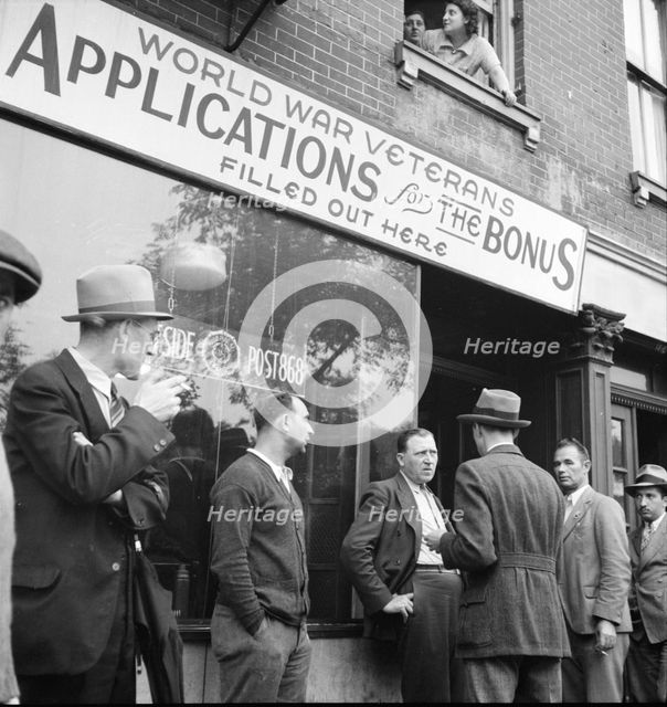 Post office, Lower East Side, New York City, 1936. Creator: Dorothea Lange.
