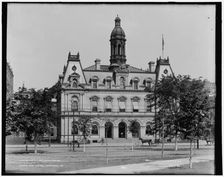 Post office, Scranton, Pa., between 1890 and 1901. Creator: Unknown