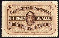 Post Office seal, 1877. Creator: National Bank Note Company