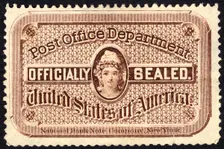 Post Office seal, 1879. Creator: National Bank Note Company