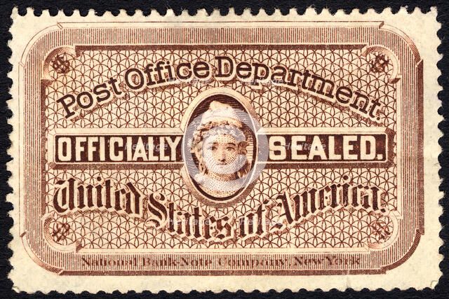 Post Office seal, 1879. Creator: National Bank Note Company.