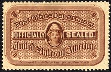 Post Office seal, c. 1879. Creator: National Bank Note Company