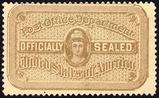 Post Office seal, c. 1889. Creator: National Bank Note Company