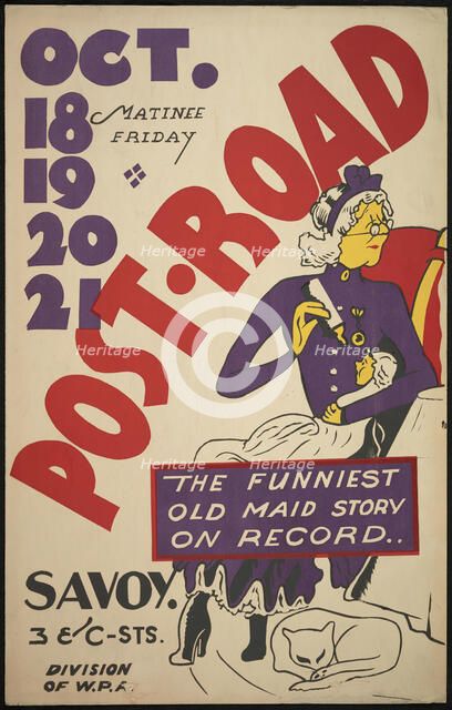 Post Road, San Diego, 1938. Creator: Unknown.