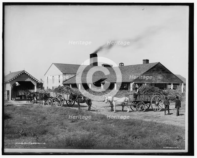 Post's sugar mill, La., c.between 1900 and 1905. Creator: Unknown.