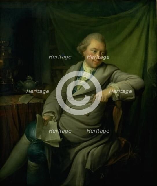 Postmaster and Council of Justice, Johan Georg Pauli, 1770. Creator: Jens Juel.