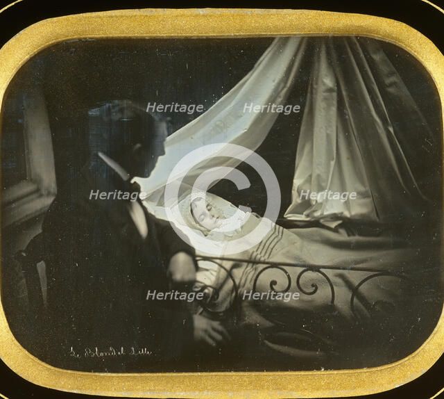 [Postmortem], ca. 1850. Creator: Alphonse Le Blondel.