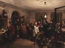 Postal Station, 1859. Creator: Schlesinger, Felix (1833-1910)