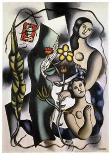 Postcard 1932. Creator: Fernand Leger