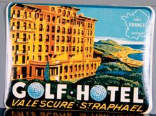 Postcard for gollfing resort, St Raphael, France, c1930s. Creator: Unknown