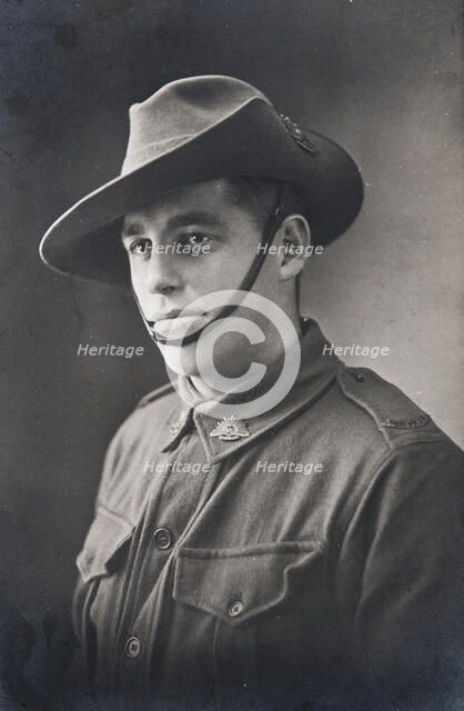 Postcard of soldier 'Jack', friend of Bernard Laurence 'Barney' Nugent. Creator: Murphy.