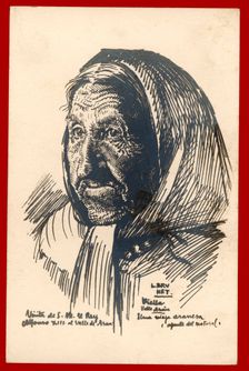 Postcard - local woman, Viella, Aran Valley, Catalunya, 1920s. Creator: Llorenç Brunet Torroll