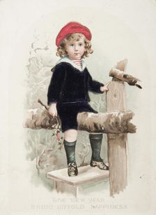 Postcard to Bernard Laurence Barney Nugent, 1900. Creator: Murphy