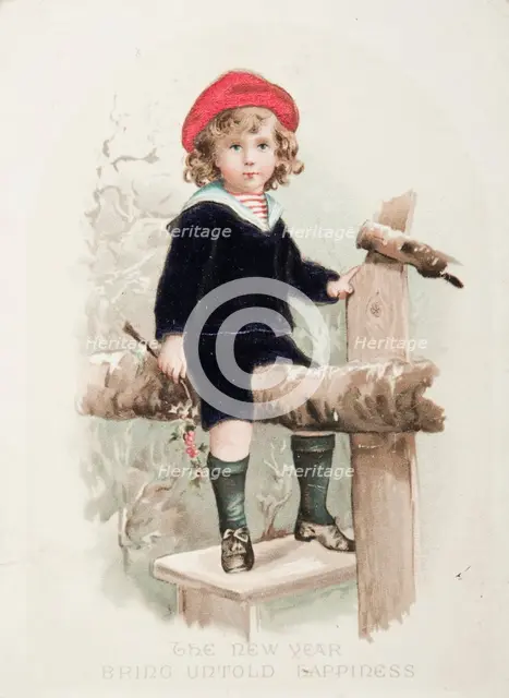 Postcard to Bernard Laurence 'Barney' Nugent, 1900. Creator: Murphy.