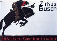 Poster of the Circus Busch 1905. Creator: LOY (il.)
