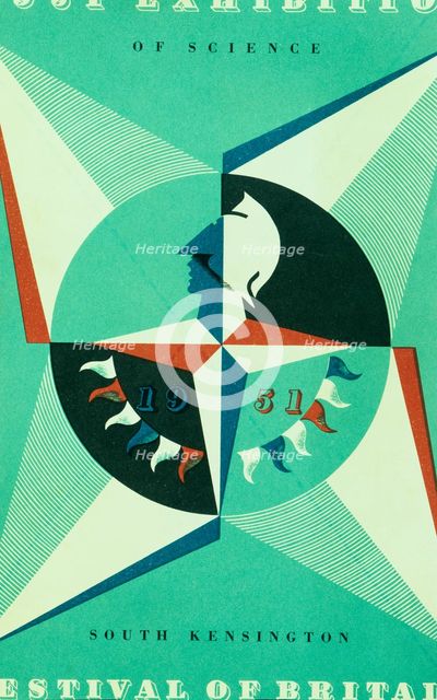 Poster of the Festival of Britain, London,1951. Creator: Unknown.