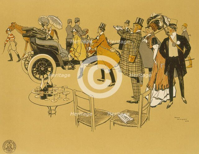 Poster advertising Berliet cars, 1906. Artist: René Vincent