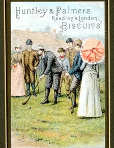 Poster advertising Huntley and Palmers biscuits, c1900. Creator: Unknown