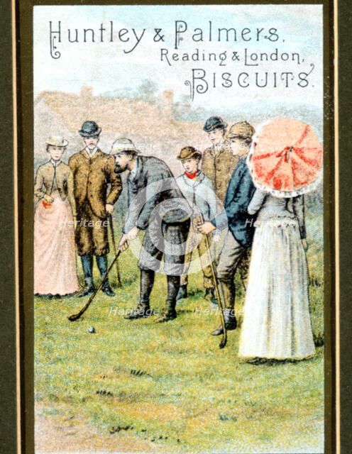 Poster advertising Huntley and Palmers biscuits, c1900. Artist: Unknown