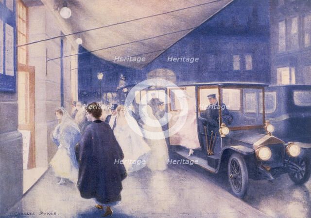 Poster advertising Rolls-Royce cars, c1907. Artist: Charles Sykes