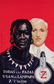 Poster advertising the Z brand of electric lamps, 1930