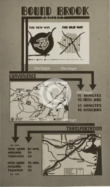 Poster by Record Section, Suburban Resettlement,  1935-12. Creator: Arthur Rothstein.