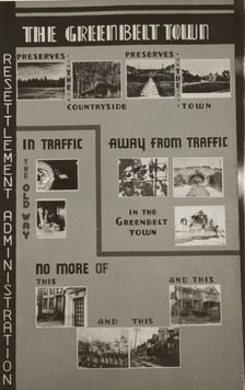 Poster by Record Section, Suburban Resettlement, 1935-12. Creator: Arthur Rothstein