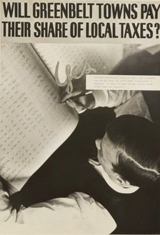 Poster by Record Section, Suburban Resettlement Administration, 1935-12. Creator: Arthur Rothstein