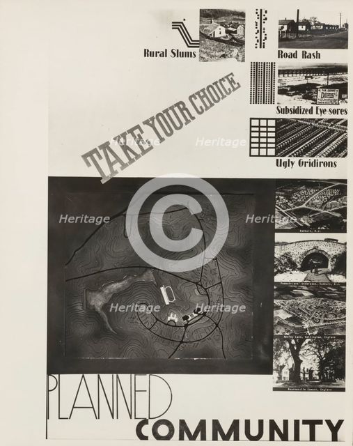 Poster by Record Section, Suburban Resettlement Administration,  1935-12. Creator: Arthur Rothstein.