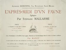 Poster., c1876. Creator: Edouard Manet