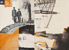 Poster design, 1930. Creator: Klutsis, Gustav (1895-1938)