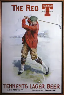Poster for Tennent's Lager Beer, c1920. Creator: Unknown