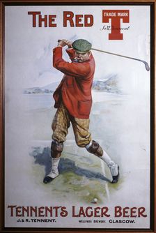 Poster for Tennent's Lager Beer, c1920. Creator: Unknown