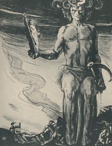 Poster for Thomas Hardy's The Dynasts, 1919. Artist: Charles S Ricketts