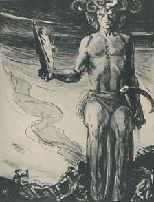 Poster for Thomas Hardy's The Dynasts, 1919. Artist: Charles S Ricketts