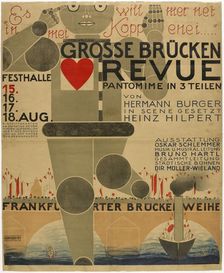 Poster for the Great bridge revue , 1926