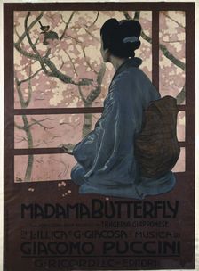 Poster for the Opera Madama Butterfly by G. Puccini