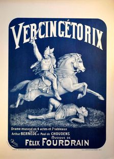 Poster for the Opera Vercingétorix by Félix Fourdrain, 1912